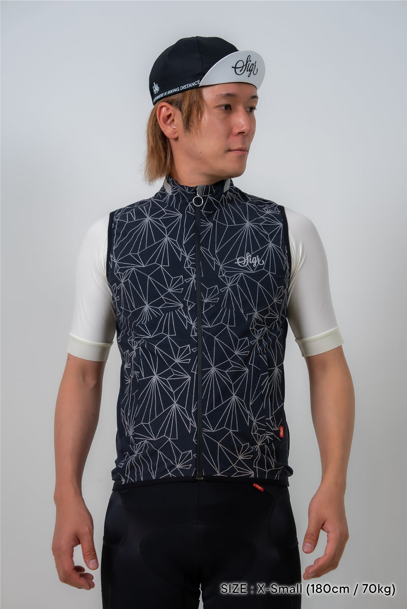 NORRSKEN BLACK VEST MAN