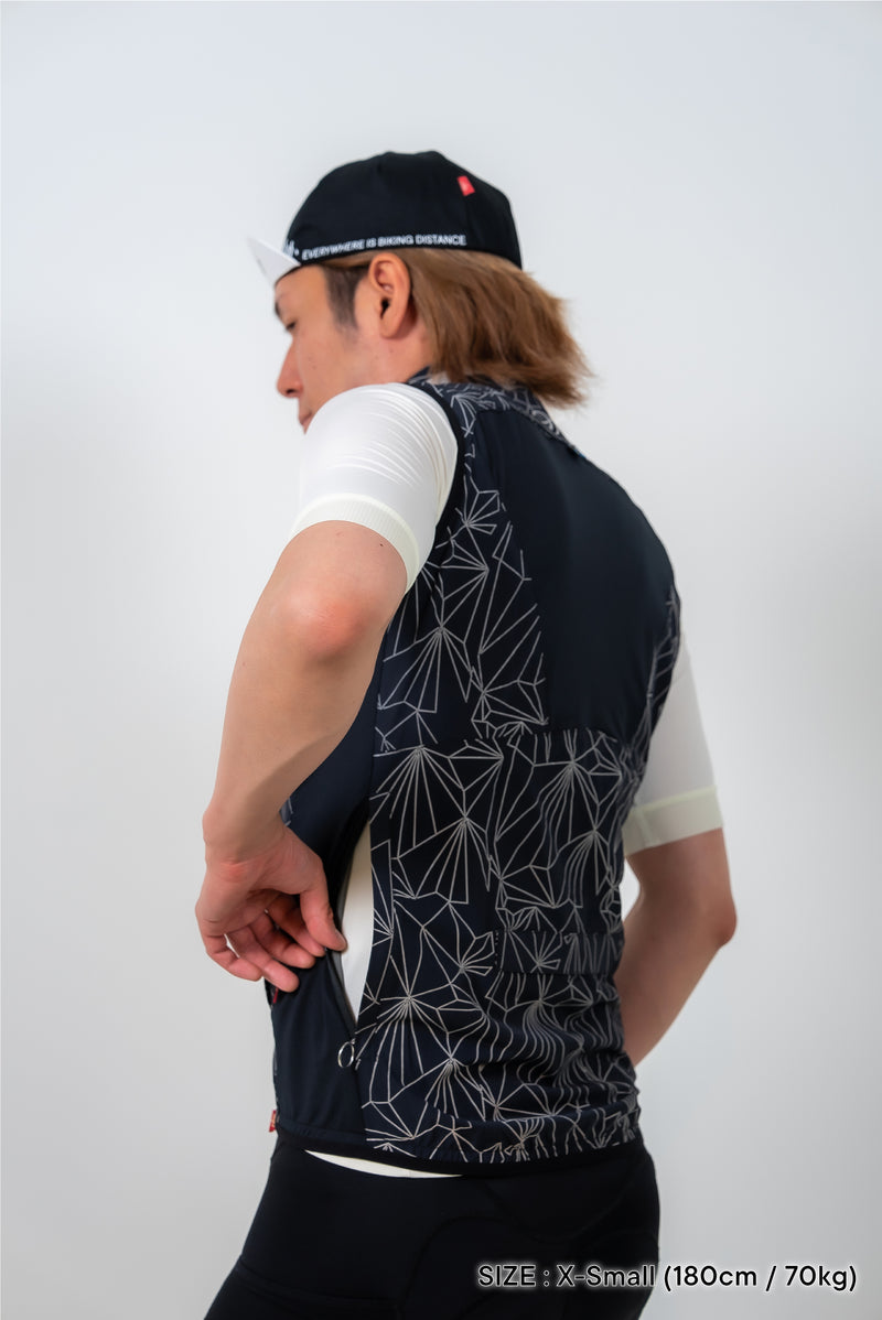 NORRSKEN BLACK VEST MAN