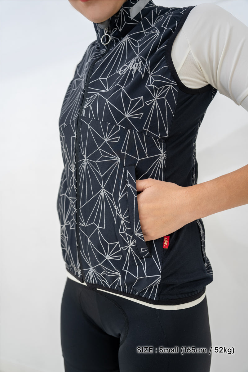 NORRSKEN BLACK VEST WOMAN