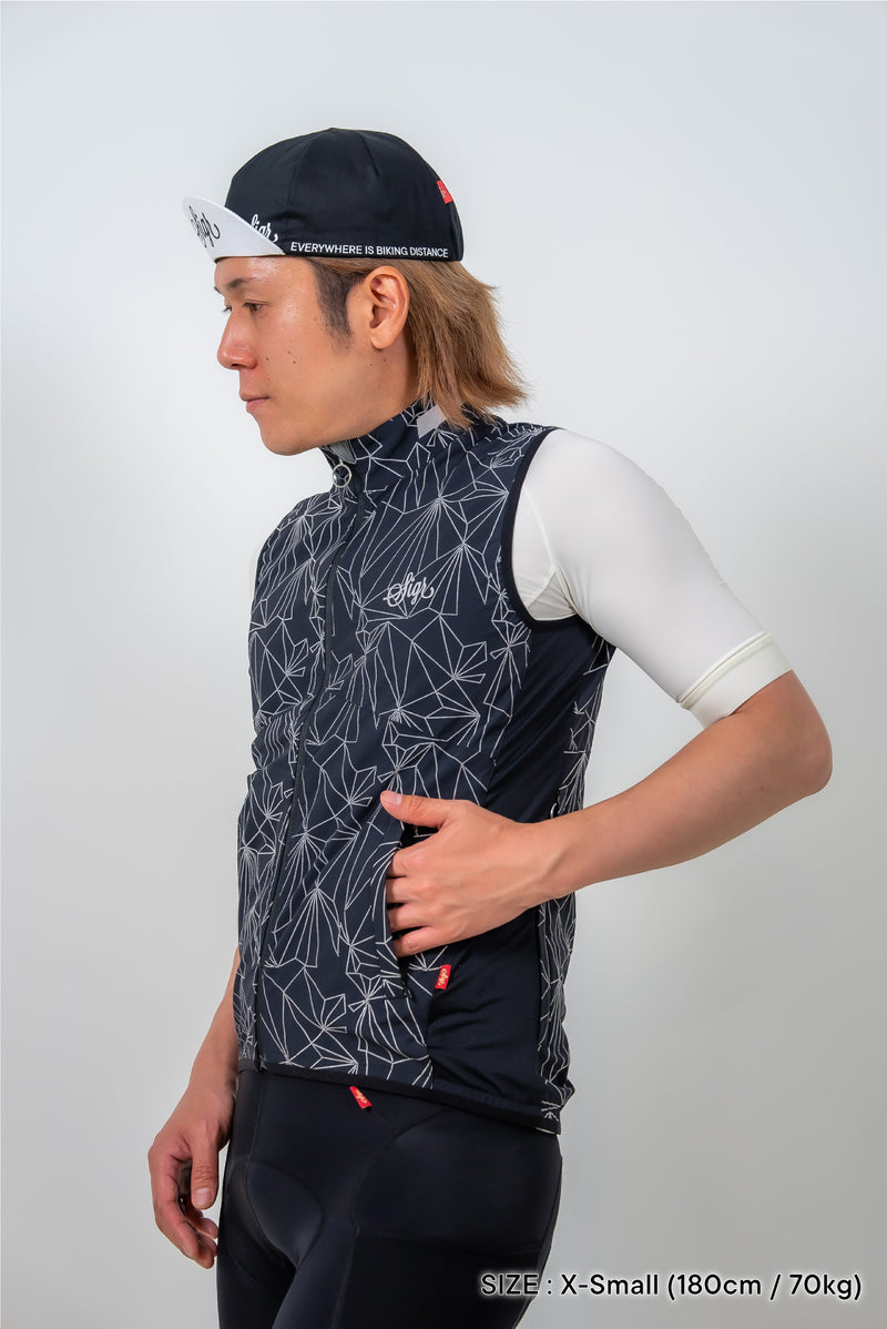 NORRSKEN BLACK VEST MAN