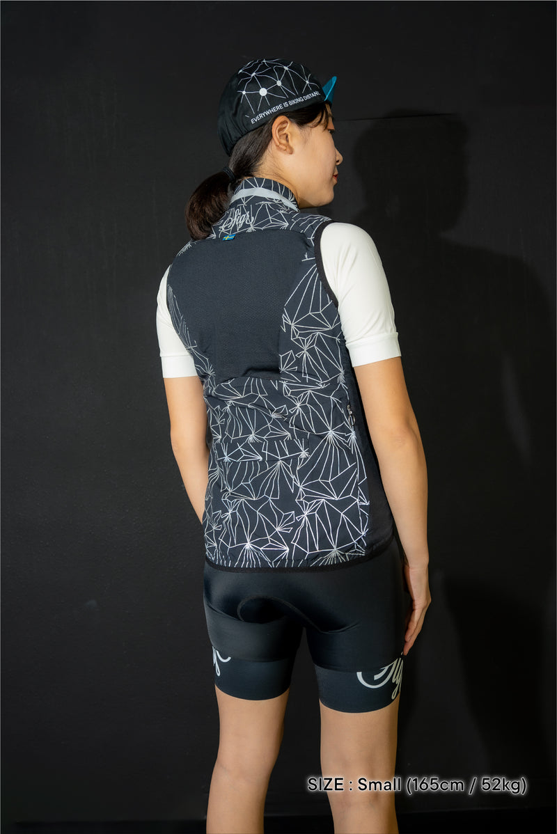 NORRSKEN BLACK VEST WOMAN
