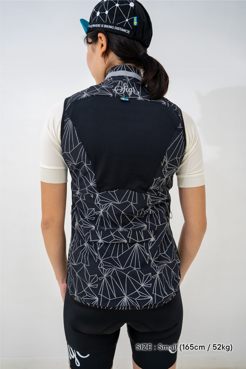 NORRSKEN BLACK VEST WOMAN