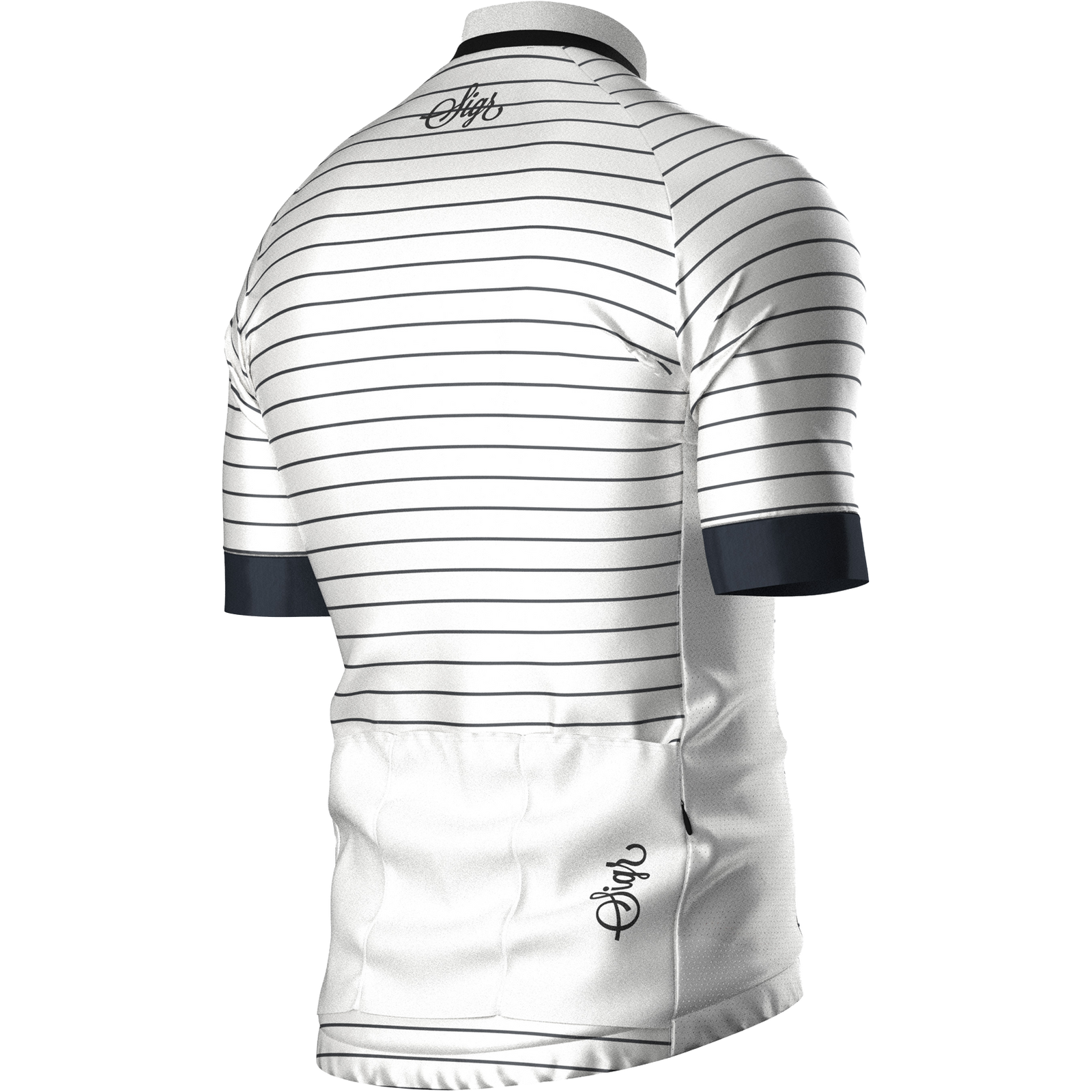 GY226 ☆シーガー Sigr WHITE HORIZON WOMAN 半袖サイクルジャージ 白